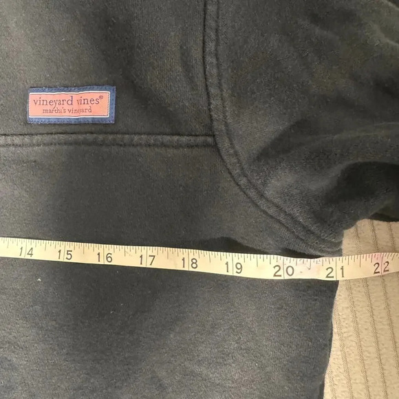 Vineyard Vines Unisex Navy 1/4 zip pullover Jacket size S 100% cotton DB - Picture 10 of 11